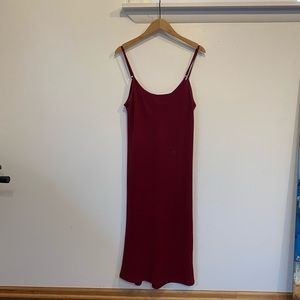 Classic maroon / red American Apparel dress